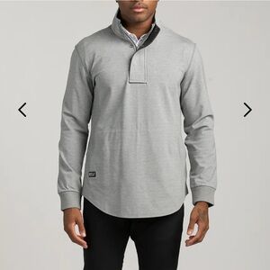 BYLT Basics Gray Elite+Fairway Drop-Cut Pullover Size M